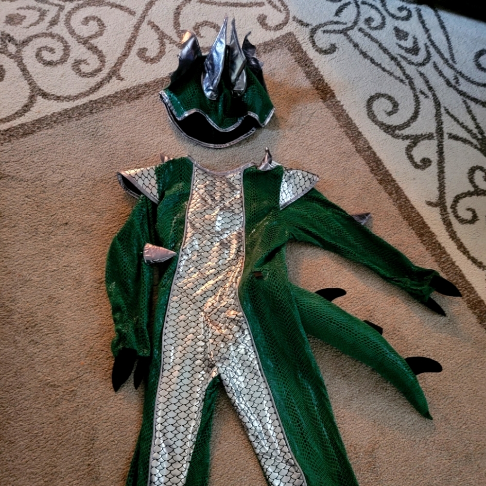 Green Dragon Halloween Costume - Child Size 3-4